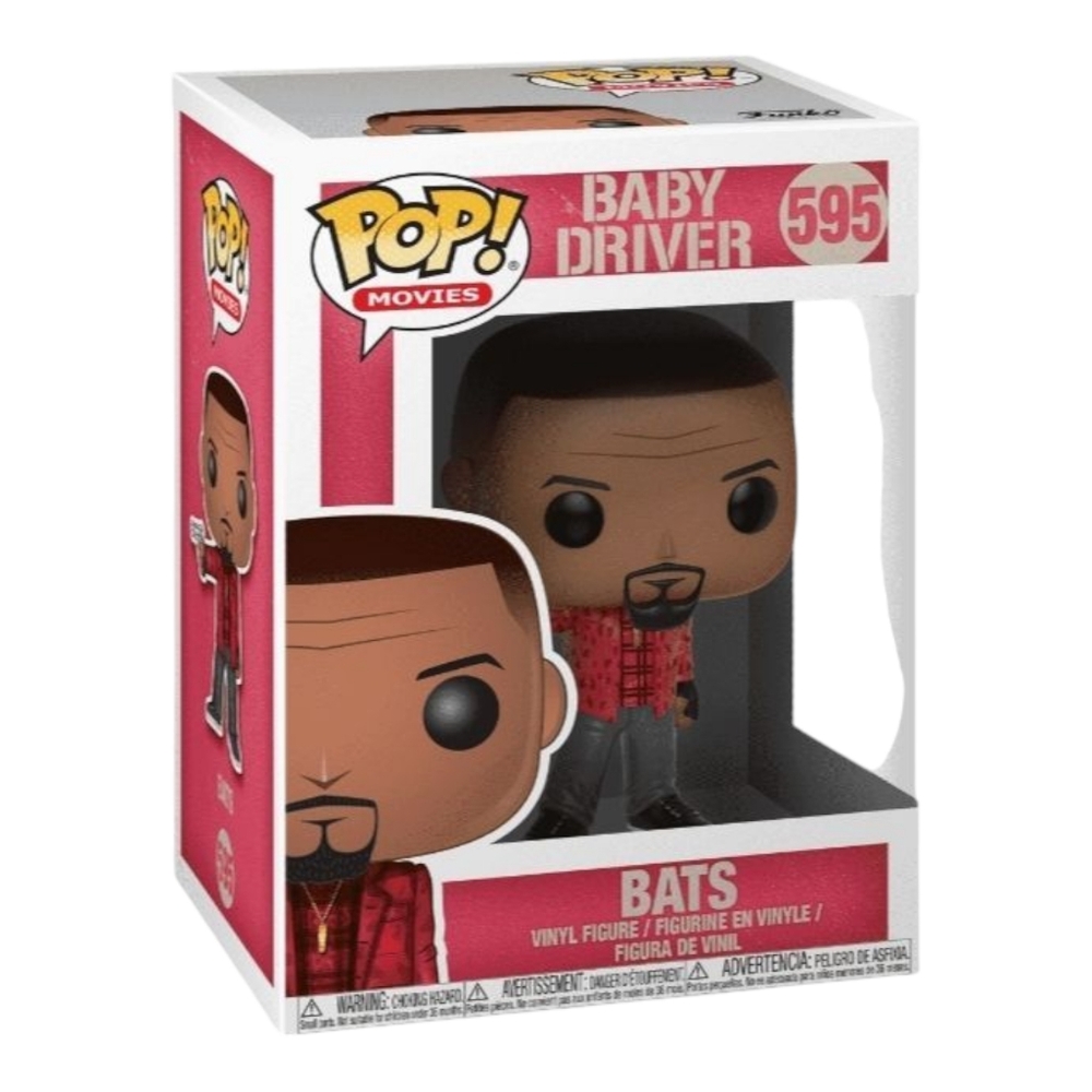 Funko Pop Movies (#595) Baby Driver Bats Vinyl in Soft Protective Case - Picture 10 of 10